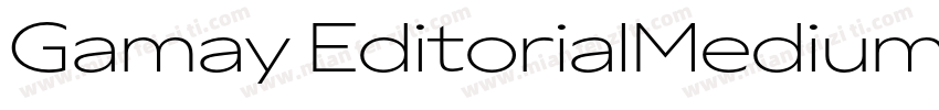 Gamay EditorialMedium字体转换